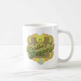 Caneca De Café Slogan de Diversão de Estilo de Anos setenta Selin