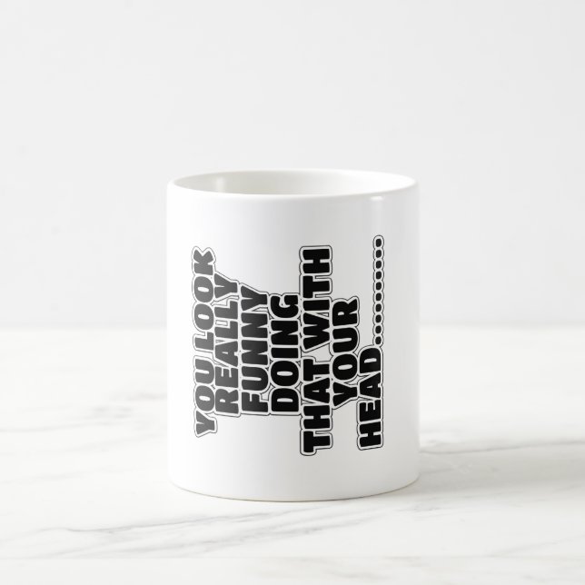 Caneca De Café Slogan engraçado (Centro)