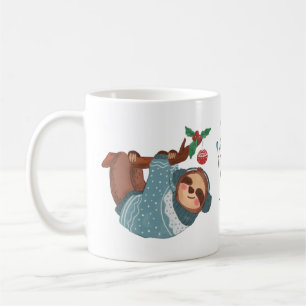 Caneca De Café Sloth Christmas