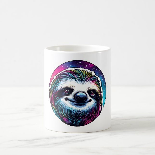 Caneca De Café Sloth Cósmica (Centro)
