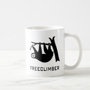 Caneca De Café sloth faultier animal pútrido climber freeclimber