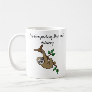 Caneca De Café Sloth Mug Lento E Distanciante