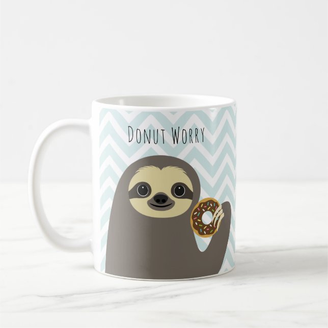 Caneca De Café Sloth Mugs (Esquerda)