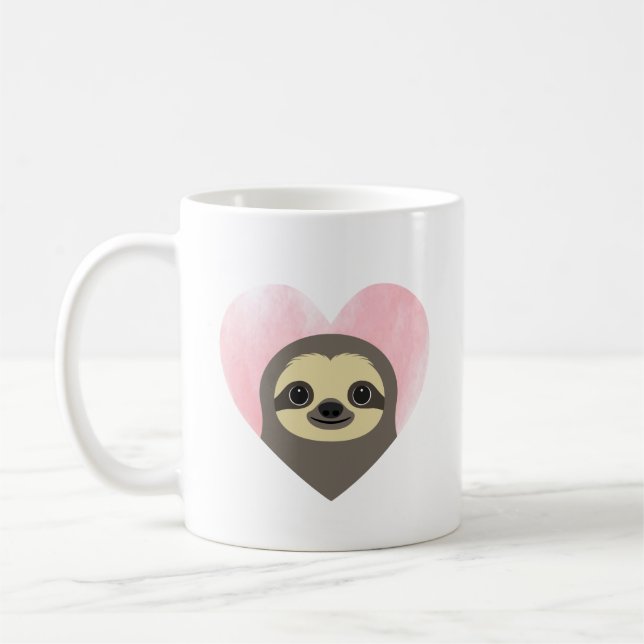 Caneca De Café Sloth Mugs (Esquerda)