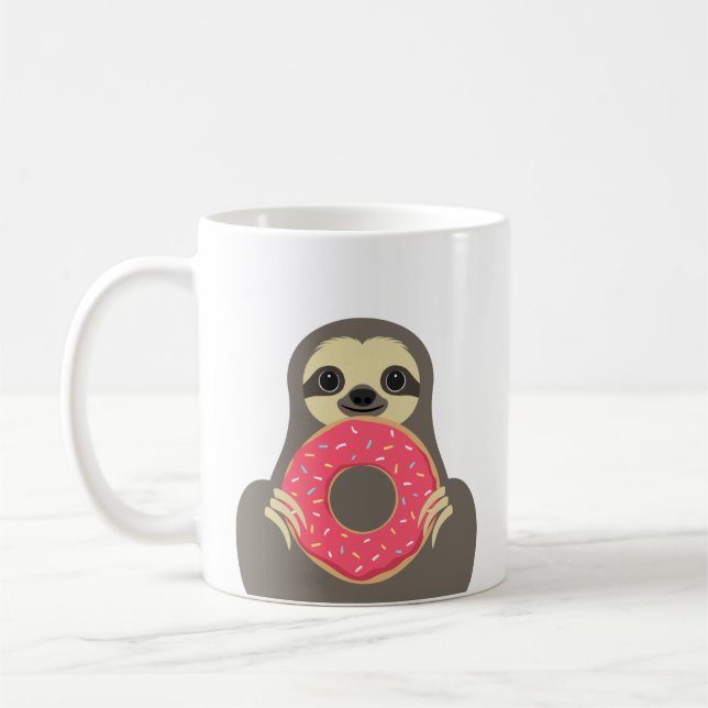 Caneca De Café Sloth Mugs (Esquerda)