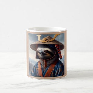 Caneca De Café Sloth Samurai
