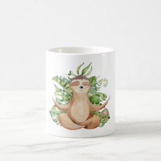 Caneca de Café Sloth Yoga