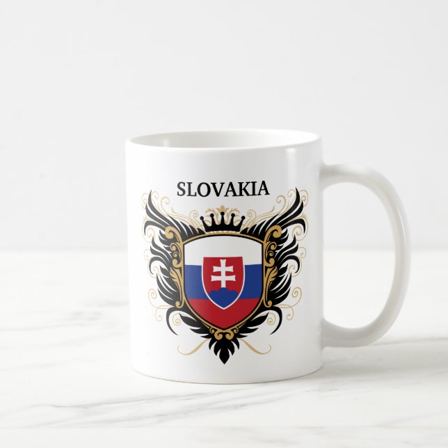 Caneca De Café Slovakia [personalize] (Direita)