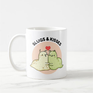 Caneca De Café Slugs E Beijos Engraçados