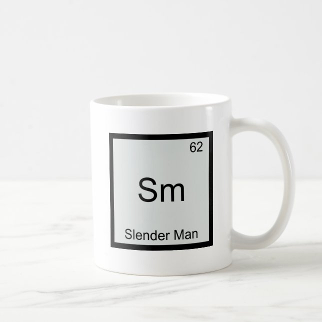 Caneca De Café Sm - Tabela Periódica do Meme do Homem Magro (Direita)