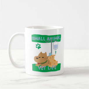 Caneca De Café Small Animal Vet Life – Vet Dog and Cat Design