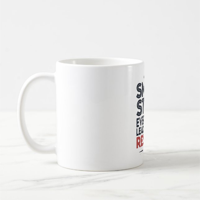 Caneca De Café Small Steps Every Day Lead – Motivational Quote De (Esquerda)
