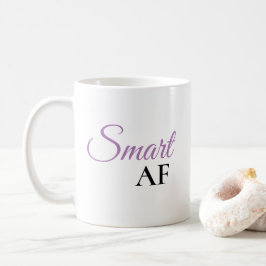 Caneca de Café Smart AF Roxa Declaração de Express