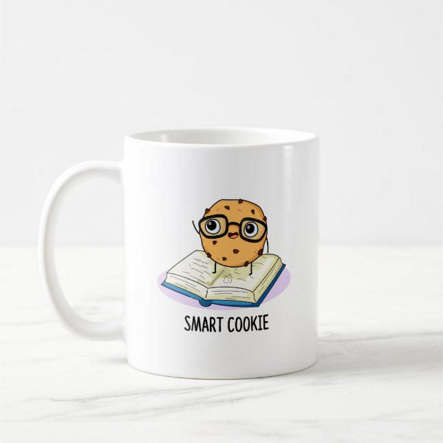 Caneca De Café Smart Cookie Funny Snack Pun (Esquerda)