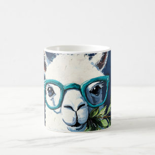 Caneca De Café Smarty Llama Chic