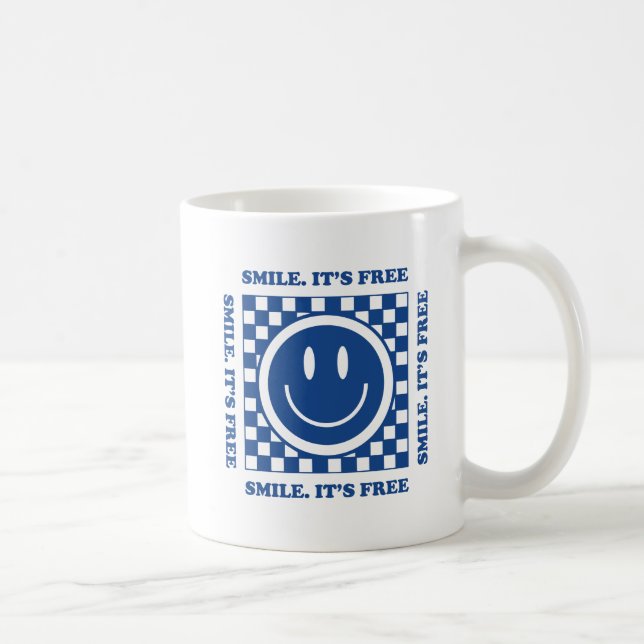Caneca De Café Smile It's Free (Direita)
