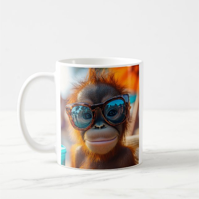 Caneca De Café Smile Orangutan (Esquerda)