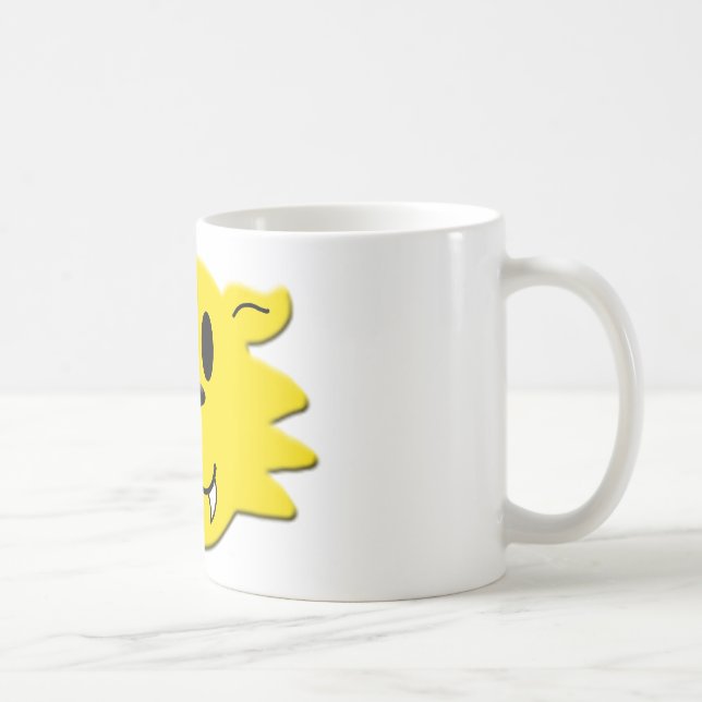 Caneca De Café Smiley do homem-lobo (Direita)