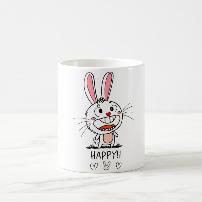Caneca De Café Smiling Bunny (Centro)