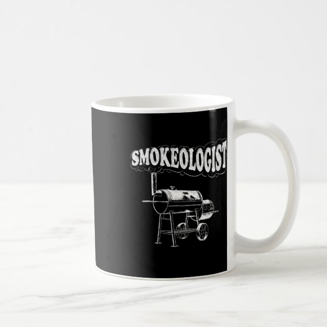 Caneca De Café Smokeologista - Furioso Churrasco Pitmaster - Fuma (Direita)