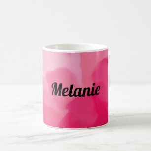 Caneca De Café Smokey Light and Dark Pink Mug