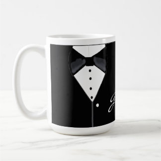 Caneca De Café Smoking Preto para Noivo