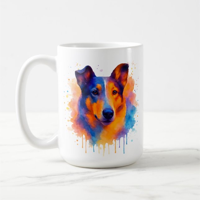 Caneca De Café Smooth Collie Coffee Mug (Esquerda)