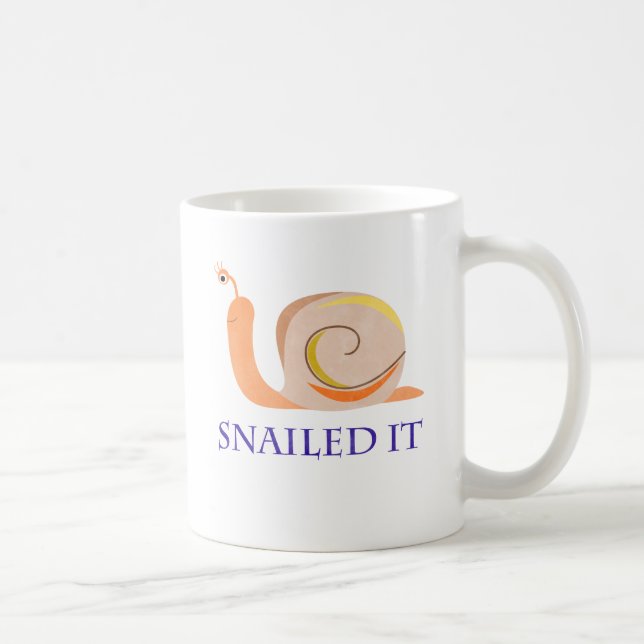 Caneca De Café Snailed ele (Direita)