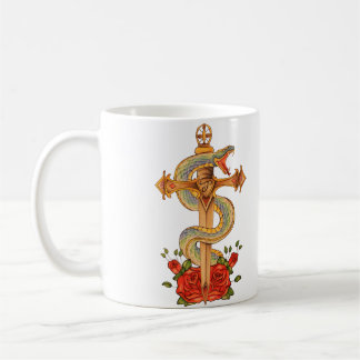 Caneca De Café Snake tattoo design mugg