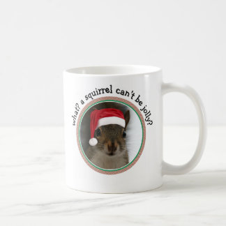 Caneca De Café Snarky Papais noeis Squirel™: Um Esquilo não pode 