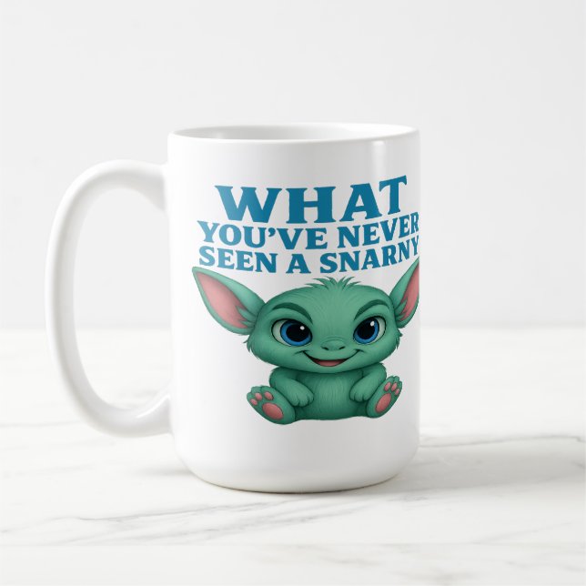 Caneca De Café Snarny Friend™ - Nunca Vi Um Como Esta Edição (Esquerda)