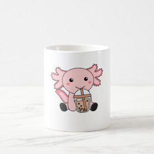 Caneca De Café Snaxolotl Axolotl Bubble Tea Amadurece Animais Doe