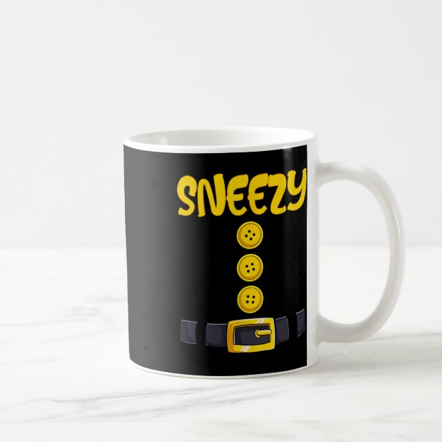 Caneca De Café Sneezy Halloween Dwarf Cox. (Direita)