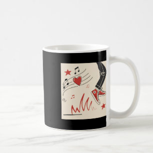 Caneca De Café Snicker Music Colorida Expressive Digital Art Illu