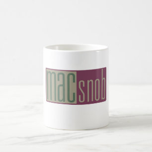 Caneca De Café snobe do Mac