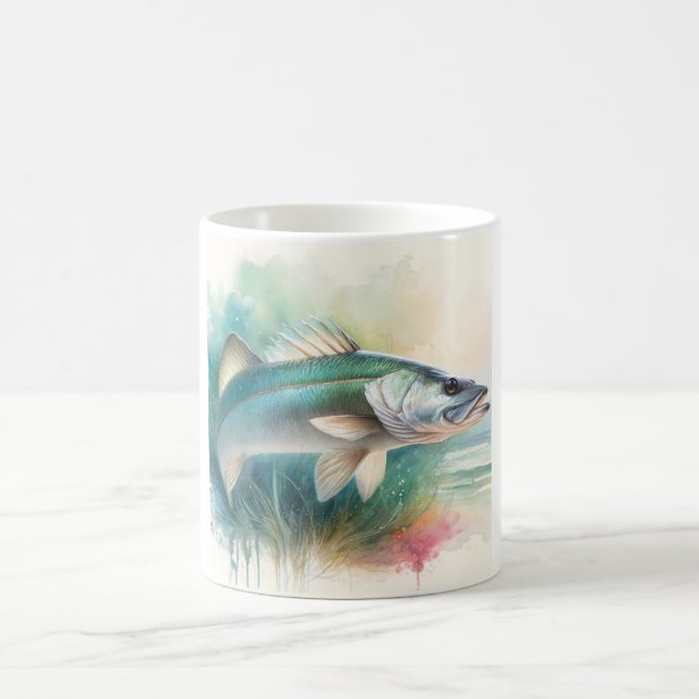 Caneca De Café Snook 100924AREF118 - Watercolor (Centro)
