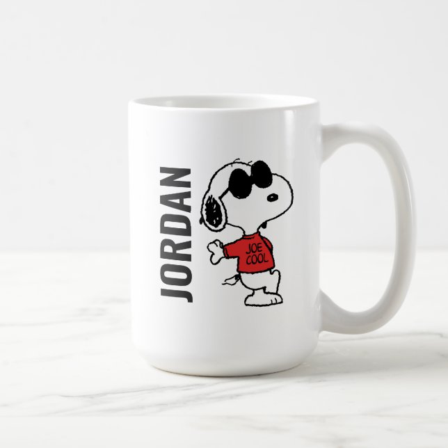 Caneca De Café Snoopy "Joe Legal" em pé (Direita)