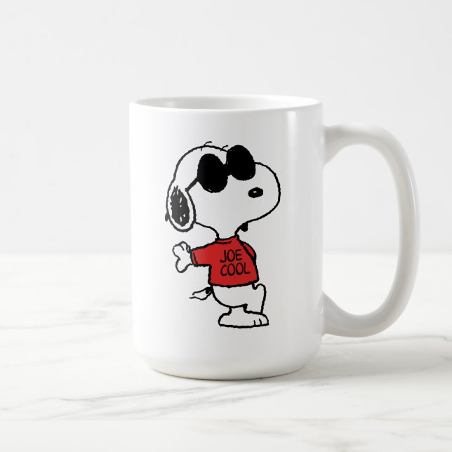 Caneca De Café Snoopy "Joe Legal" em pé (Direita)