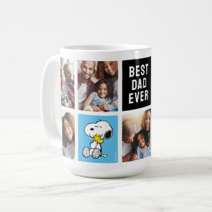 Caneca De Café Snoopy & Woodstock   Melhor Colagem do Pai