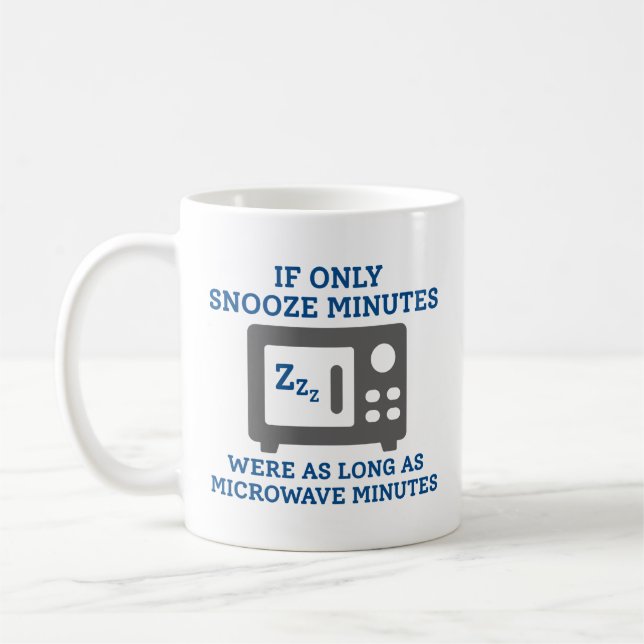 Caneca De Café Snooze Minutos (Esquerda)