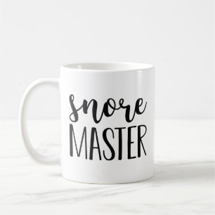 Caneca De Café Snore Master