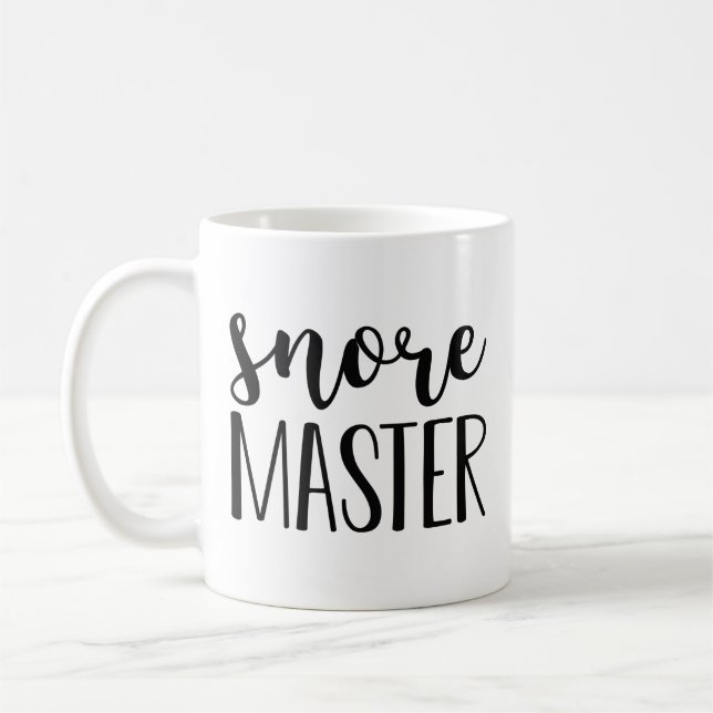 Caneca De Café Snore Master (Esquerda)