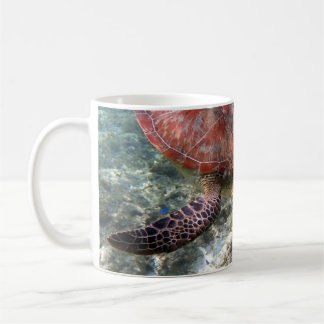 Caneca De Café Snorkeling com tartaruga