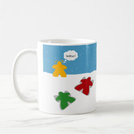 Caneca De Café Snow Angel Meeples Mug