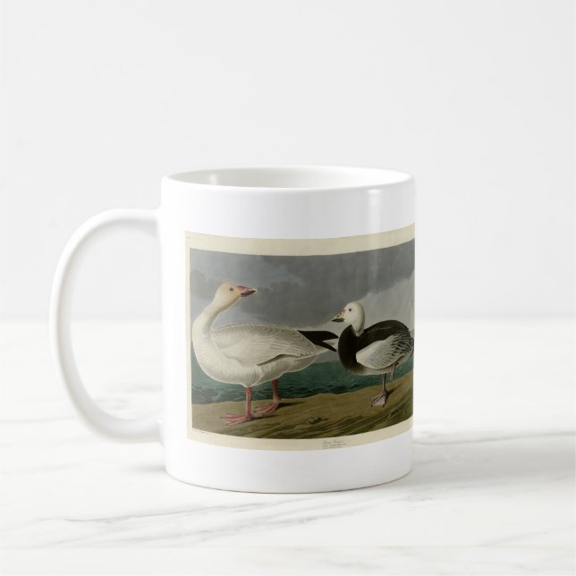 Caneca De Café Snow Goose from Audubon's Birds of America (Esquerda)