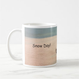 Caneca De Café Snow Sledding