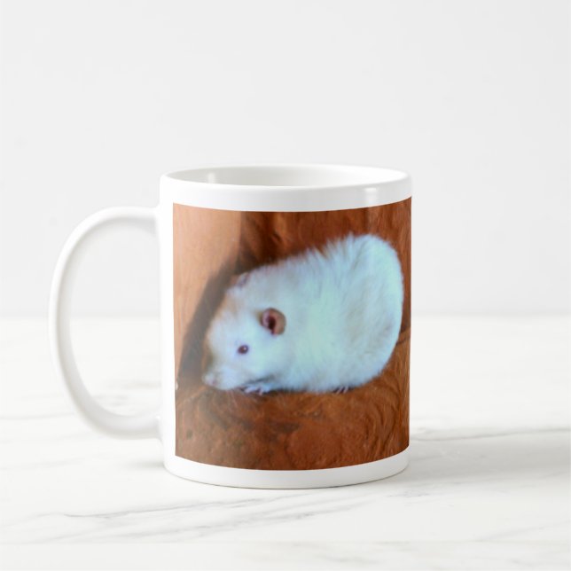 Caneca De Café Snowball White Rat Mug (Esquerda)