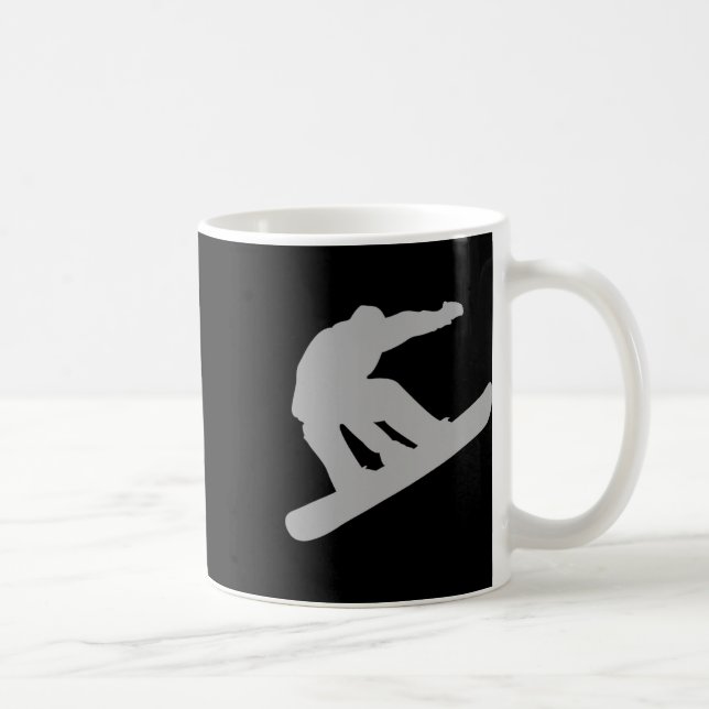 Caneca De Café Snowboard (Direita)