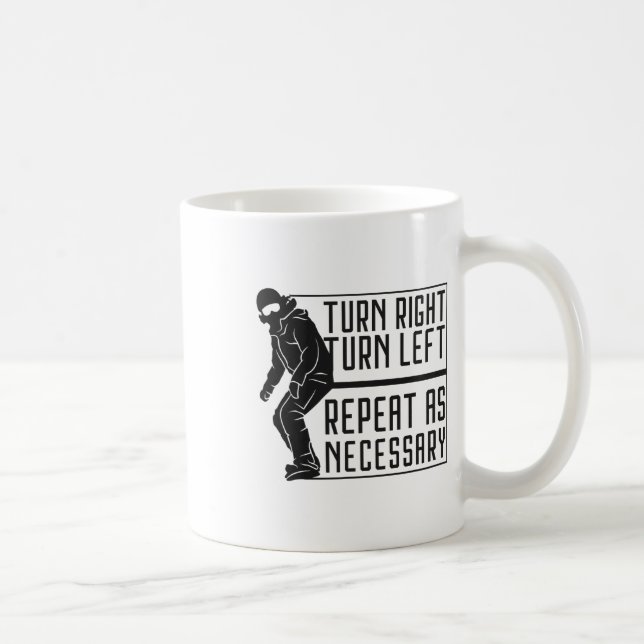 Caneca De Café Snowboard 6 (Direita)
