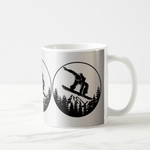 Caneca De Café Snowboard Coffee Mug